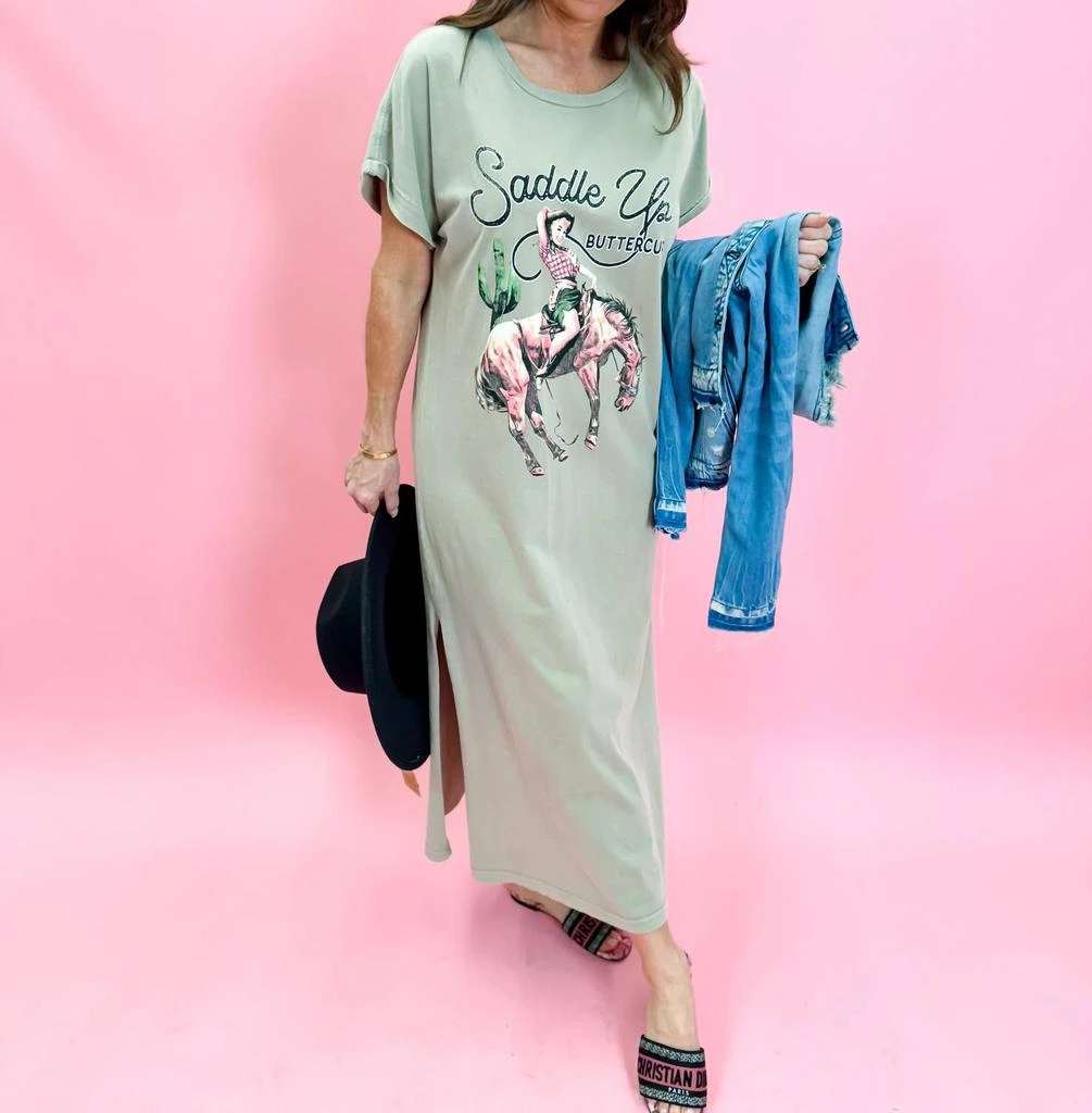 Zutter Zutter - Saddle Up Buttercup T-Shirt Dress 4