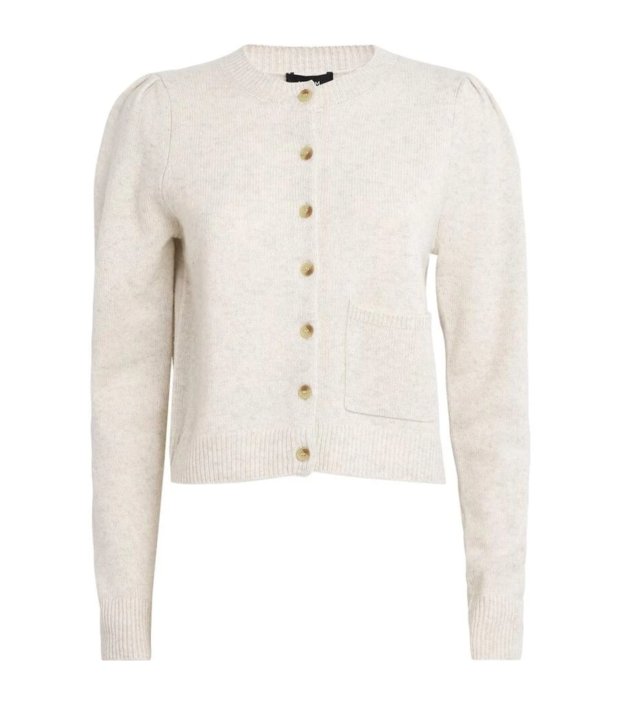 ME+EM Cashmere Puff-Sleeve Cardigan 1