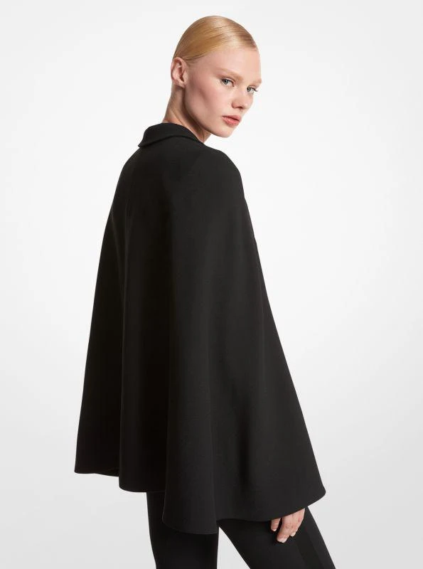 Michael Kors Double Crepe Sablé Tuxedo Cape Jacket 2