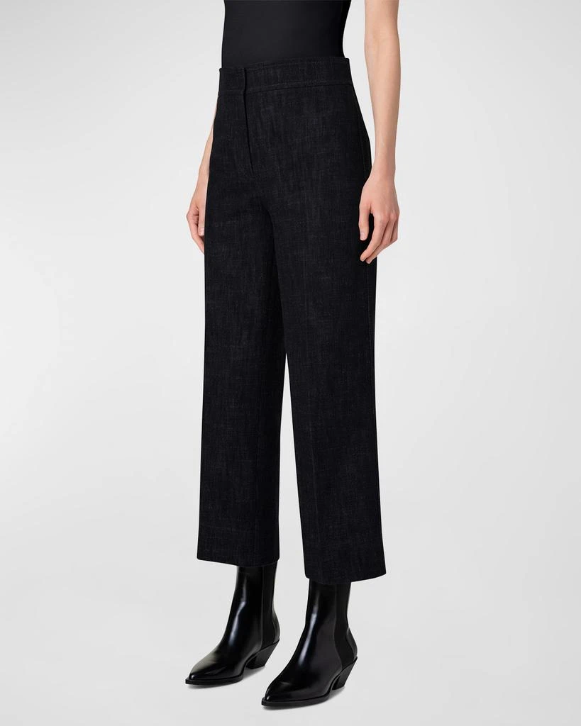 Akris Chieko Winter Denim Straight-Leg Ankle Pants 5