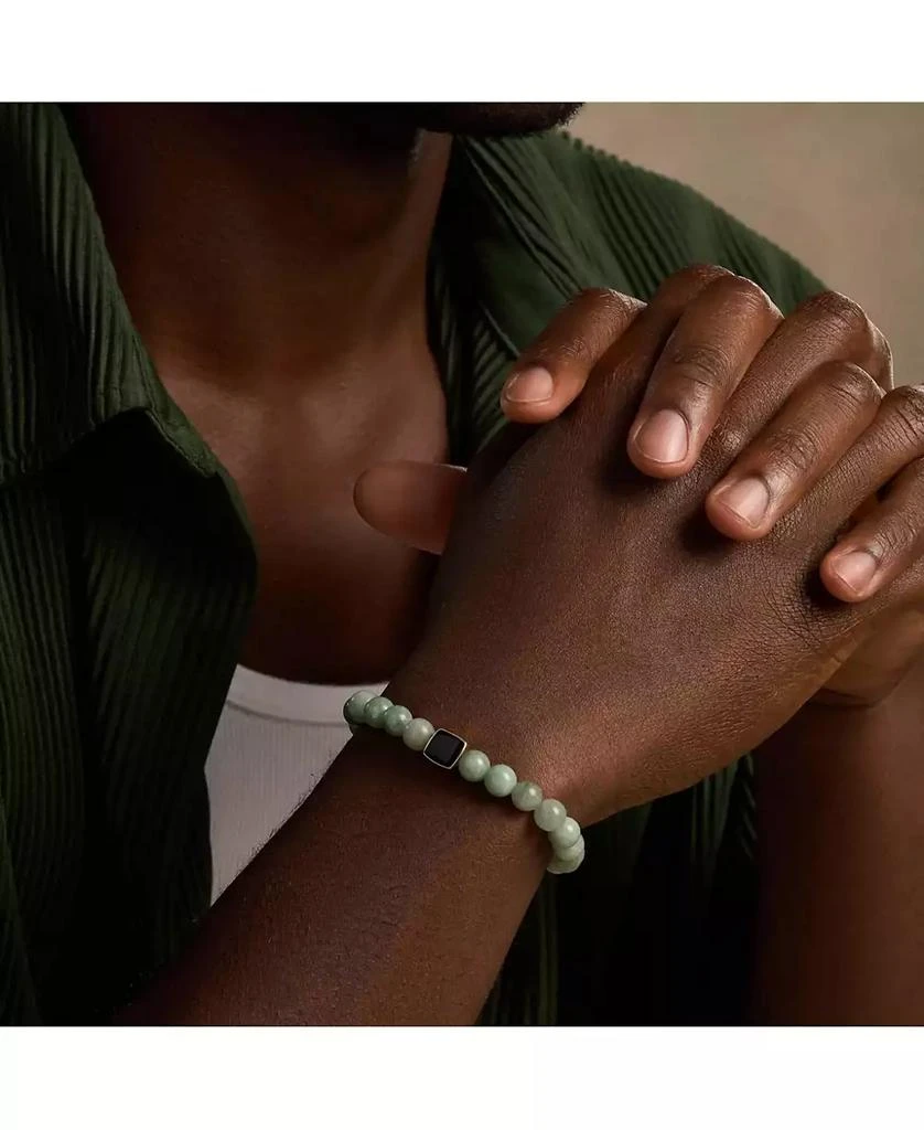 Karma and Luck Abundant Support Jade Onyx Hamsa Bracelet 3