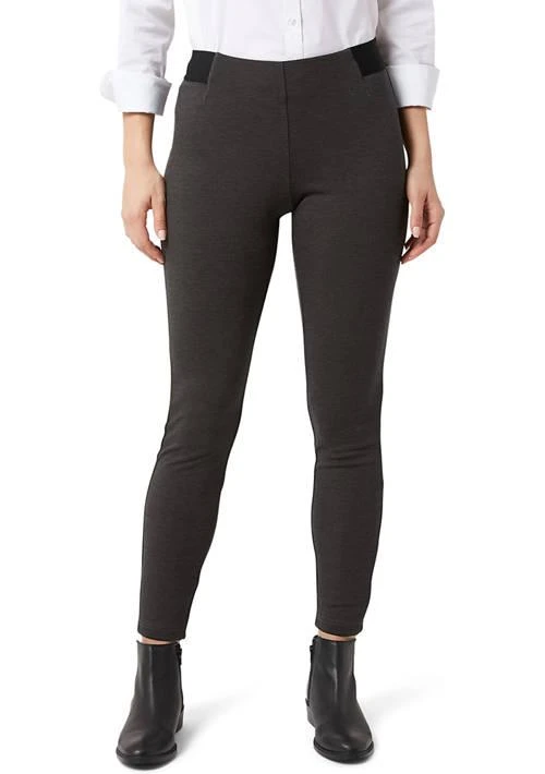 CHAPS Womens Ponte Slim Leg Pants 1