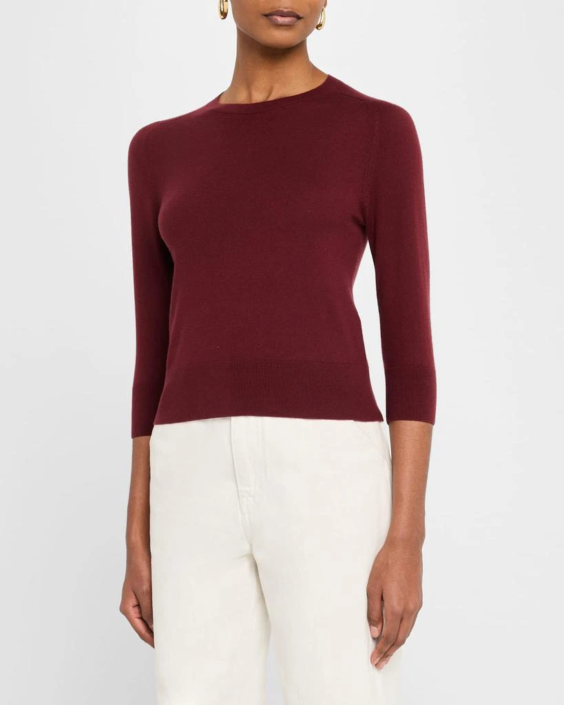 Loro Piana Girocollo Manica Neo Piuma Cashmere Sweater 4
