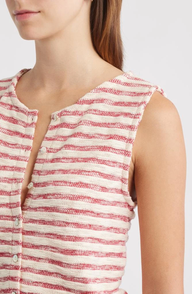 Madewell Stripe Crewneck Sweater Vest 4