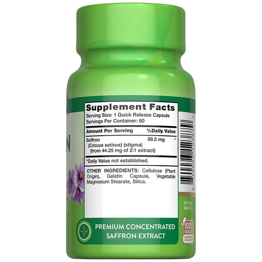 Nature
s Truth Saffron Extract Capsules 4