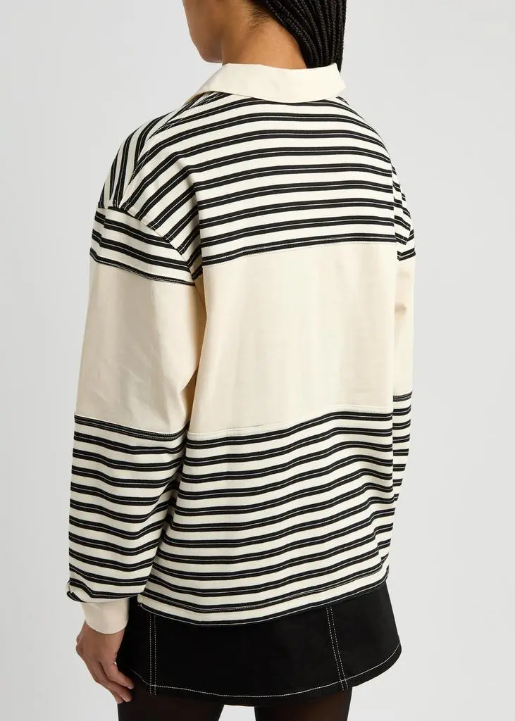 House Of Sunny Stripe Power cotton rugby shirt 3