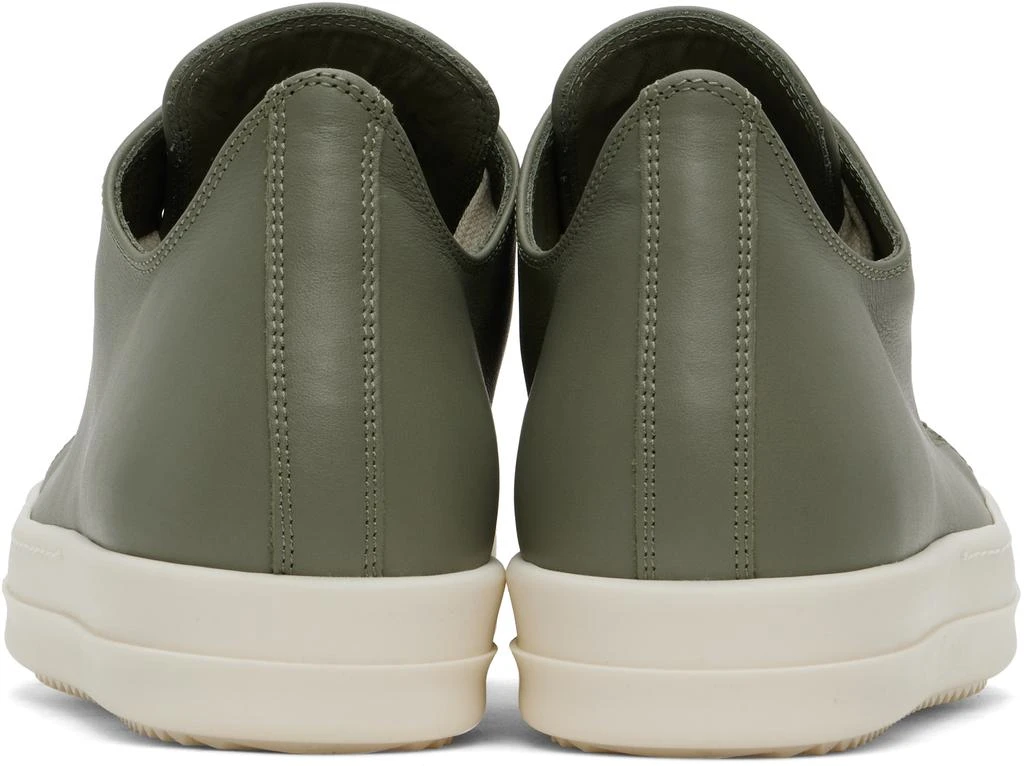 Rick Owens Green Hollywood Low Sneakers 2