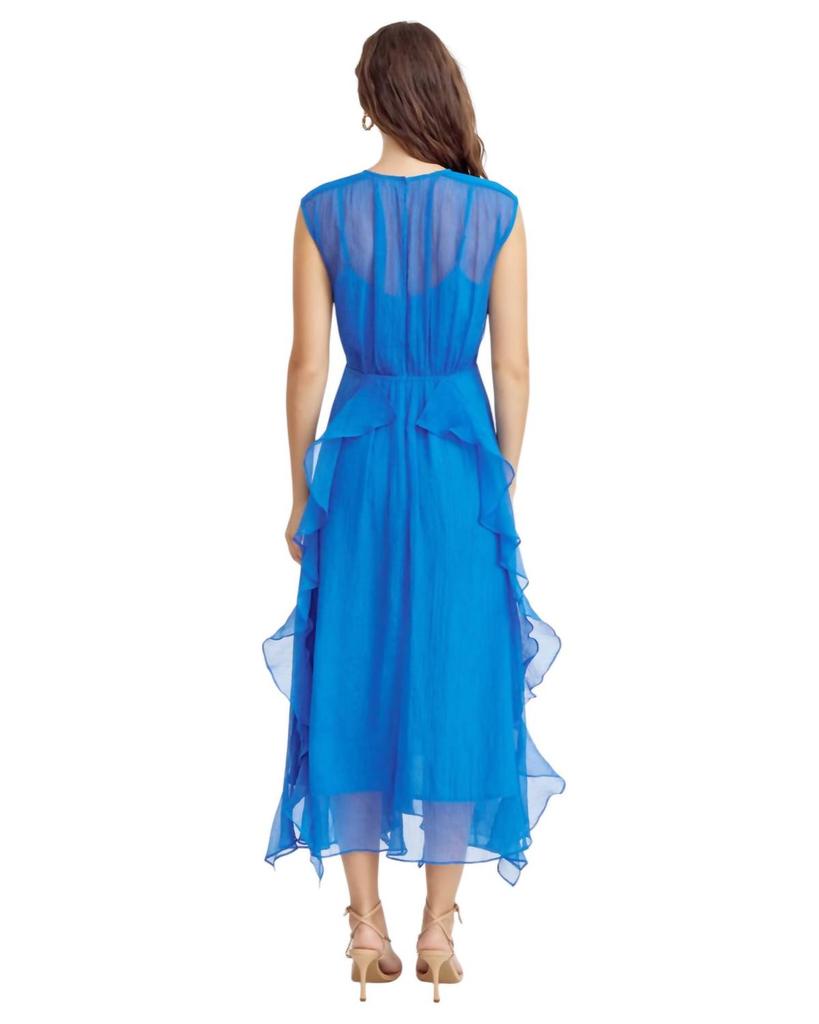 Adelyn Rae Adelyn Rae - Rosalie Cascading Ruffled Midi Dress