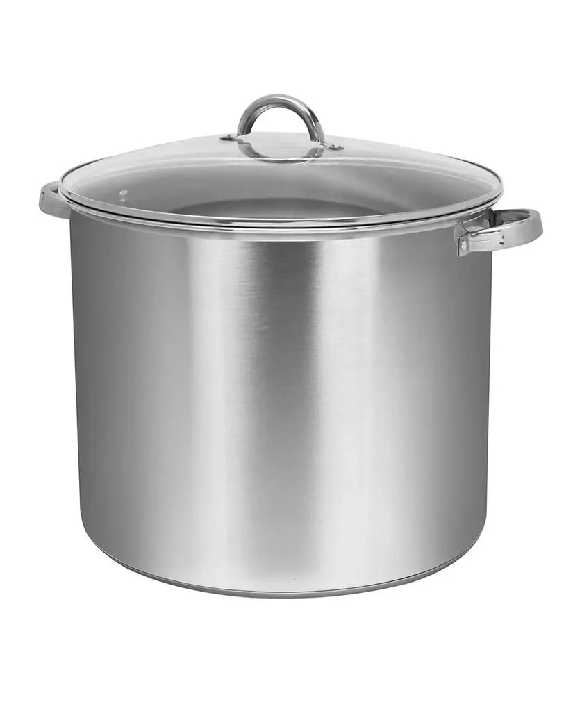 Sedona Kitchen Stainless Steel 27-Quart Stock Pot with Glass Lid