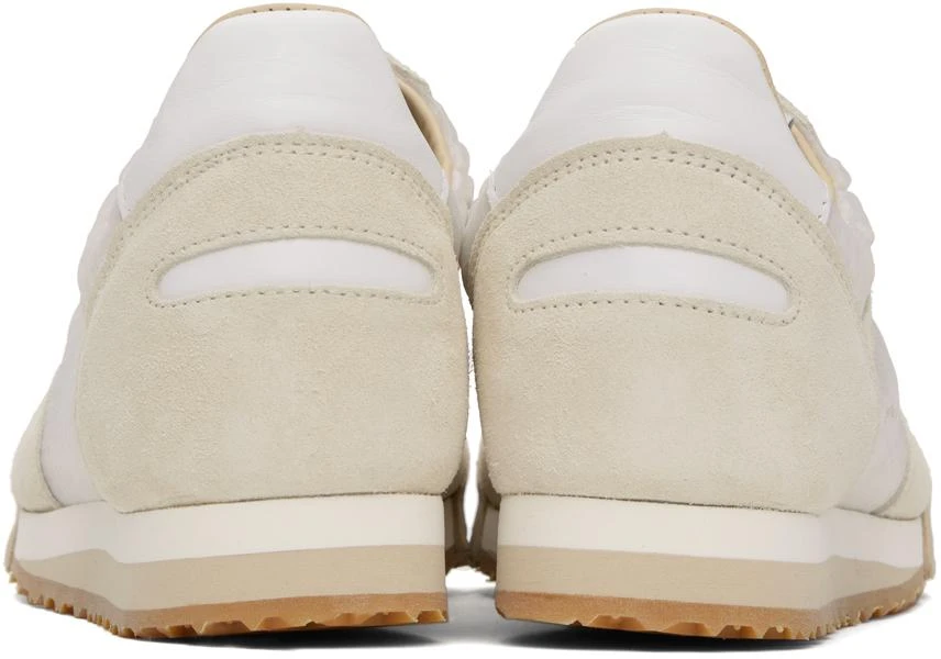 Spalwart White & Beige Pitch Low Sneakers 2