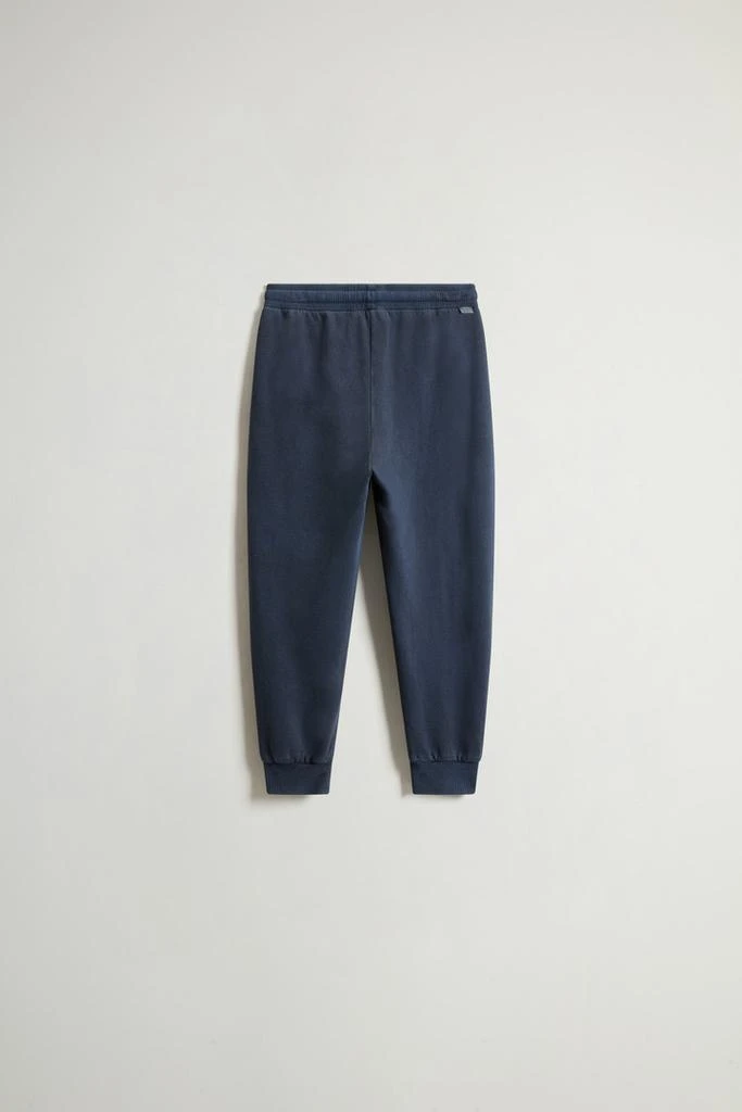 Woolrich Garment-Dyed Pure Cotton Chinos - Boys - Blue 2