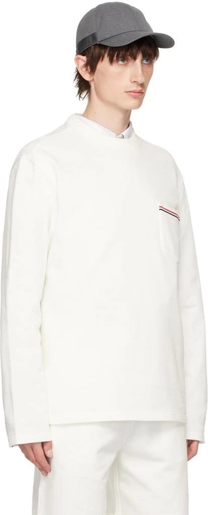 Thom Browne Off-White Oversized Sweatshirt 2