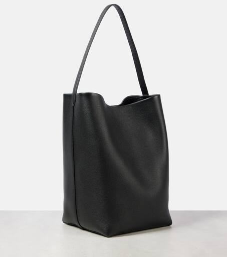 【THE ROW】Park extra-large leather tote bag 送料関税込 The Row - Park Black Smooth Leather Extra Large Tote