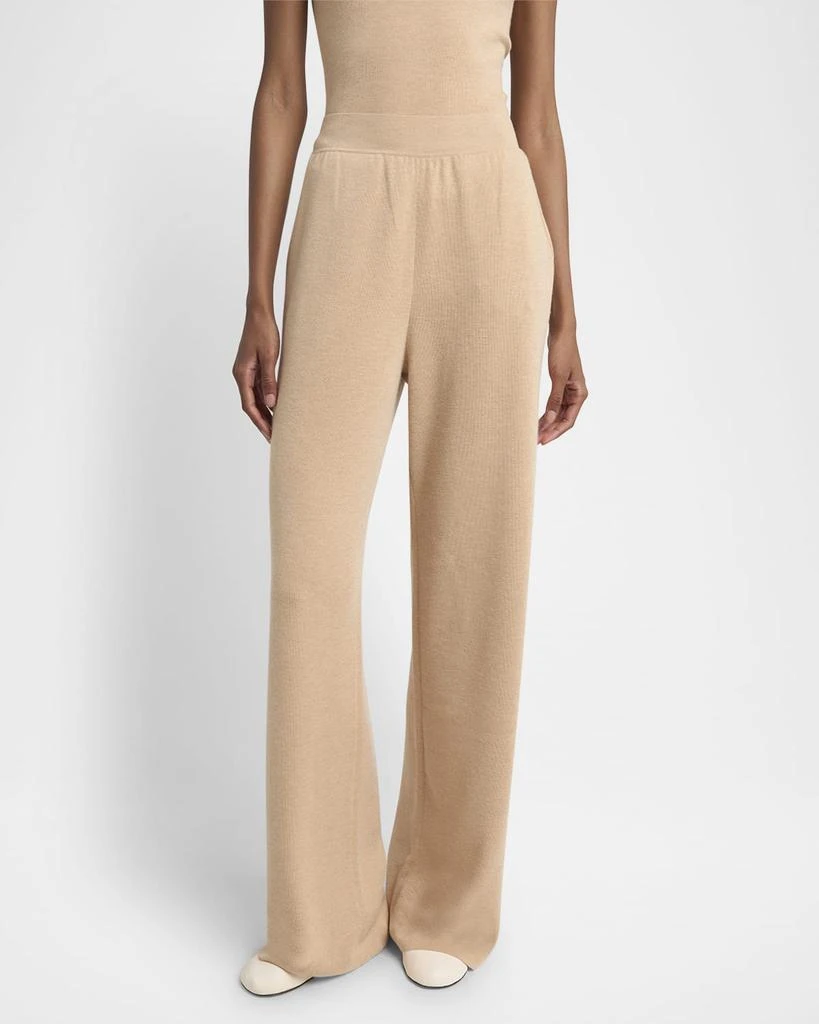 Loro Piana Cocooning Delicate Cashmere-Silk Trousers 6