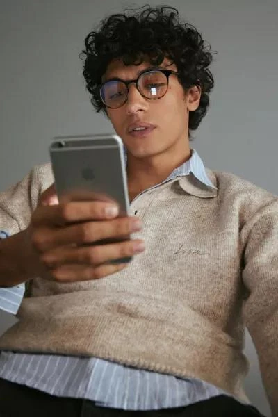 Urban Outfitters Monitor Round Blue Light Glasses 1