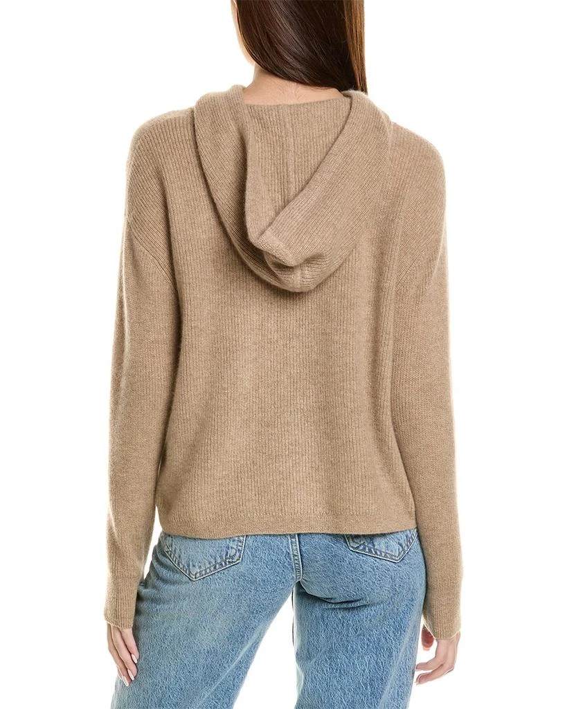 Magaschoni Half Cardigan Stitch Rib Cashmere Pullover 2