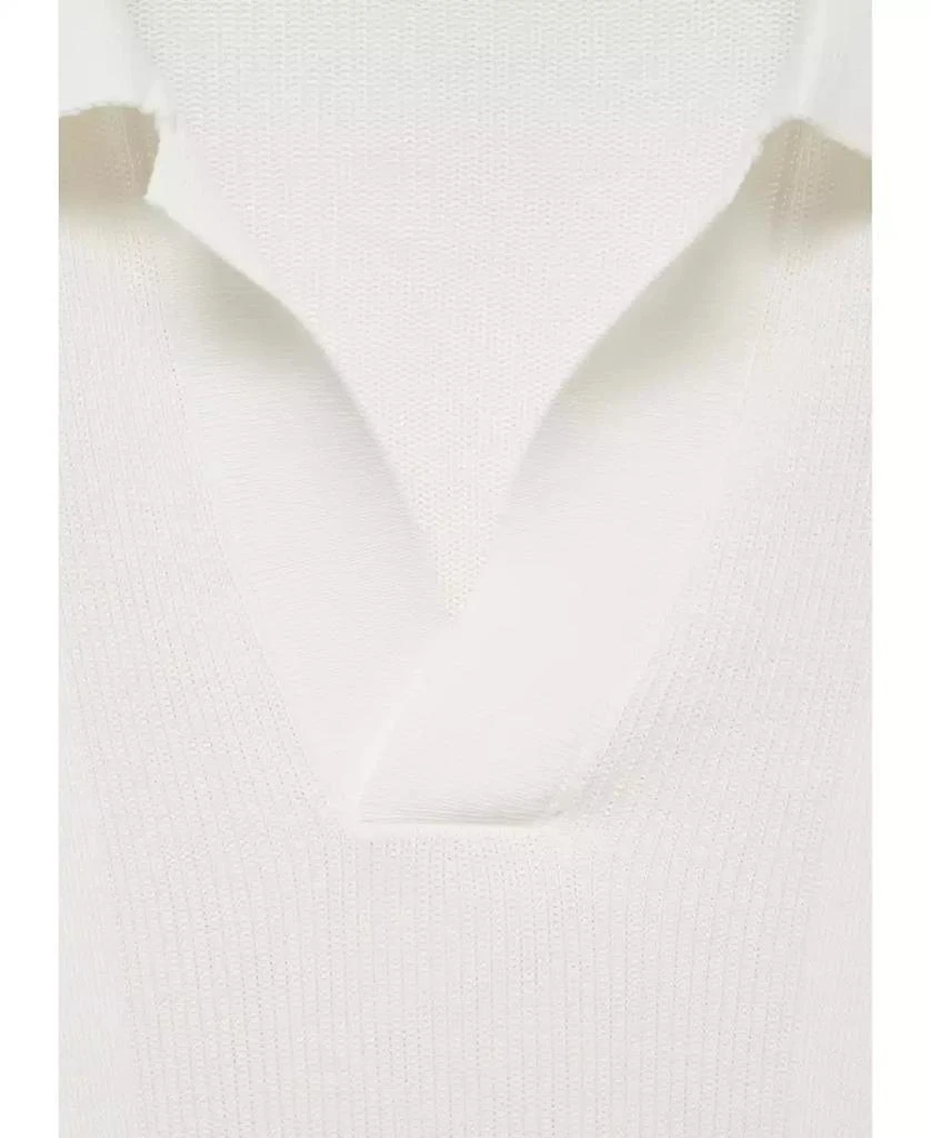 Mango Men's Ribbed Knit Polo Shirt 3