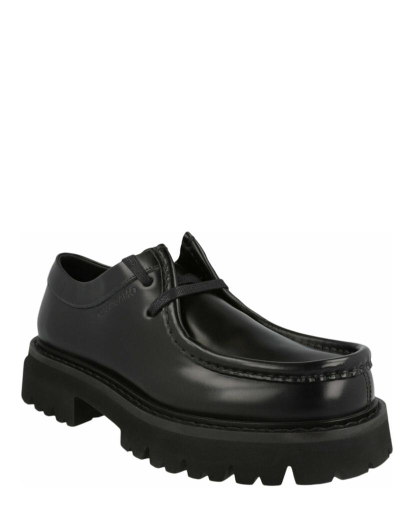 Salvatore Ferragamo Deroy Leather Dress Shoes