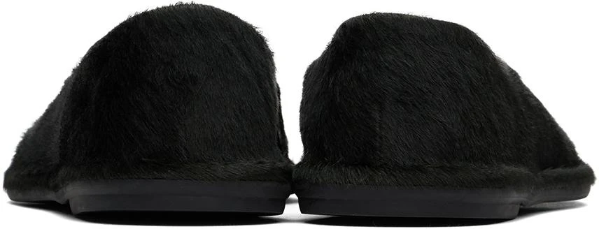 The Row Black Canal Slip On Loafers 2