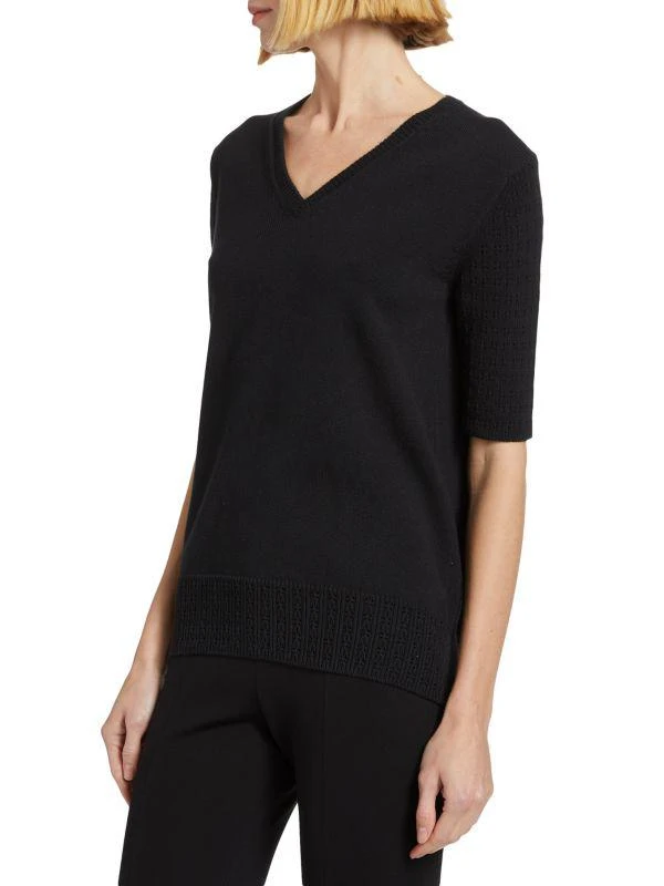 Saks Fifth Avenue V-Neck T-Shirt 3