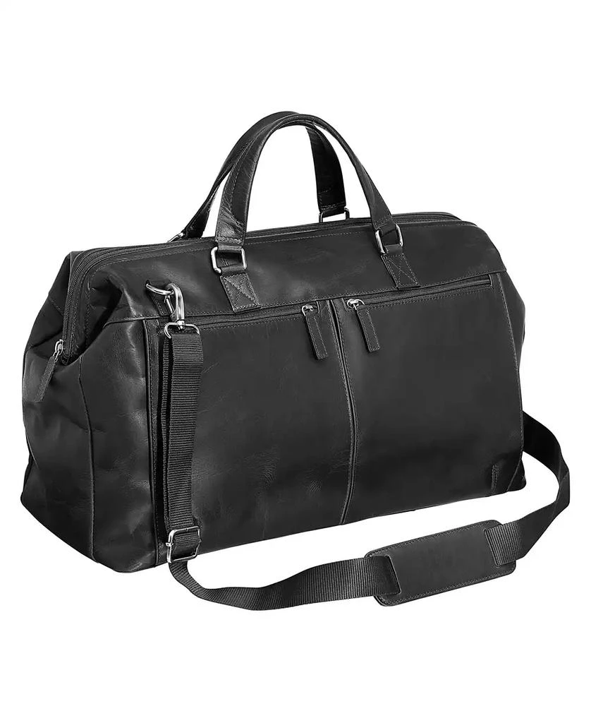 Mancini Leather Goods Men's Carry-On Duffle Bag 4