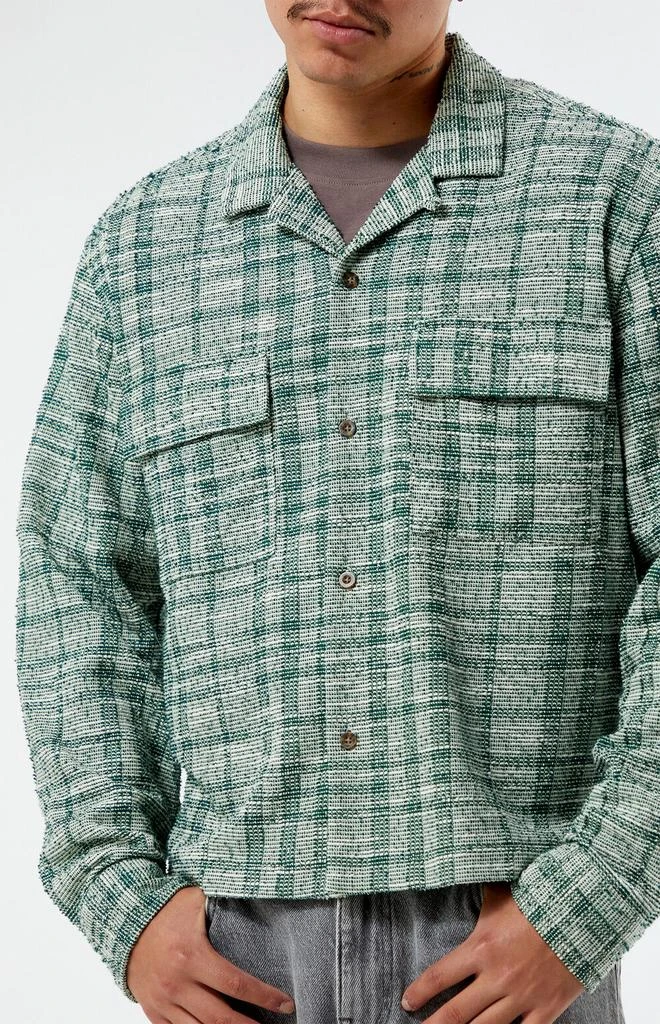 PacSun Plaid Long Sleeve Camp Shirt 2