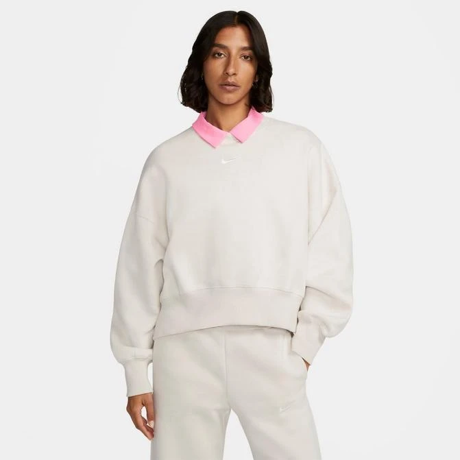 NIKE Women's Nike Sportswear Phoenix Fleece Oversized Crewneck Sweatshirt 1