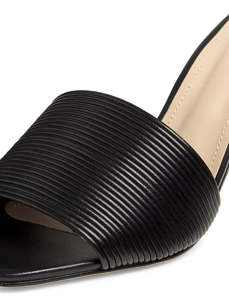 Saks Fifth Avenue 80MM Leather Mules 5
