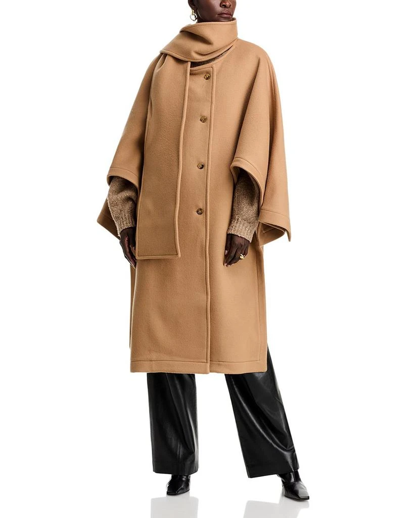 A.W.A.K.E. Mode Wool Poncho Coat 1