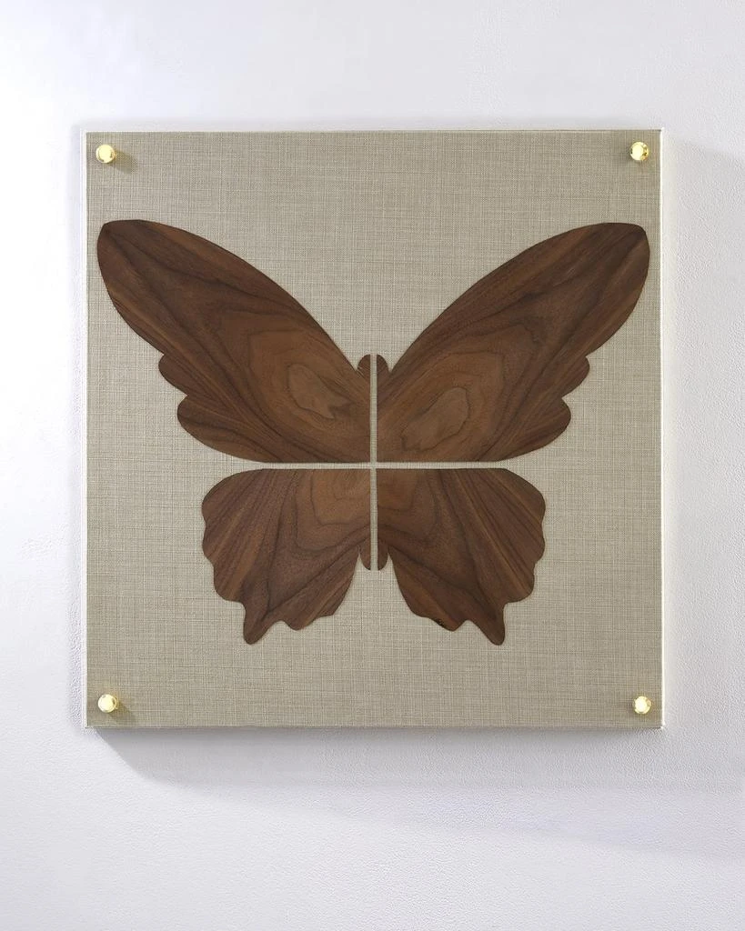 Tommy Mitchell Walnut Butterfly Artwork 1