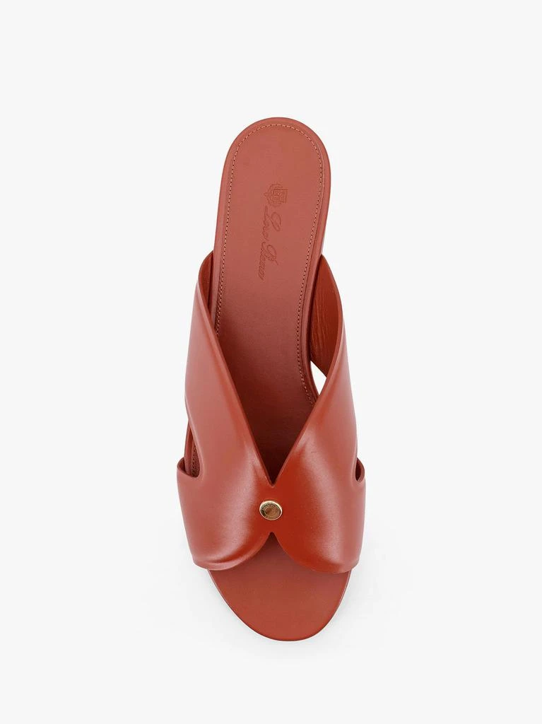 Loro Piana Vera leather sandals 4