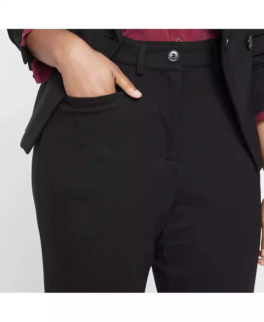 Universal Standard Plus Size Long Cigarette Ponte Pants 2