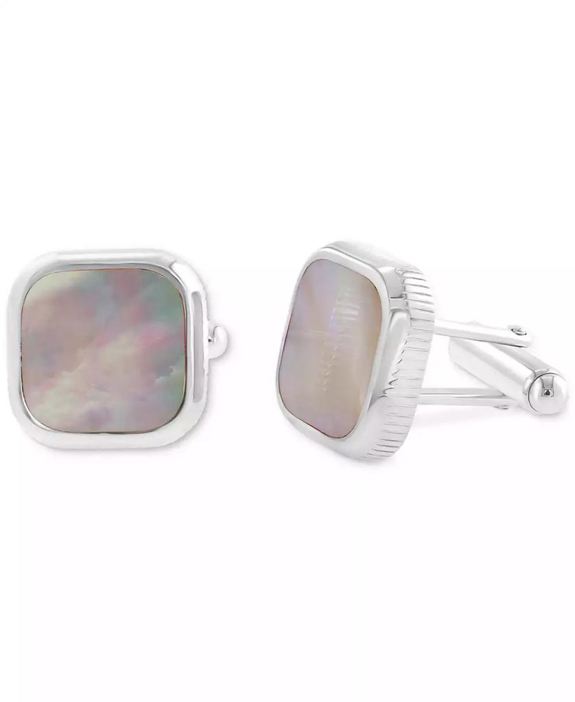 Effy EFFY® Men's Mother of Pearl Square Cufflinks in Sterling Silver