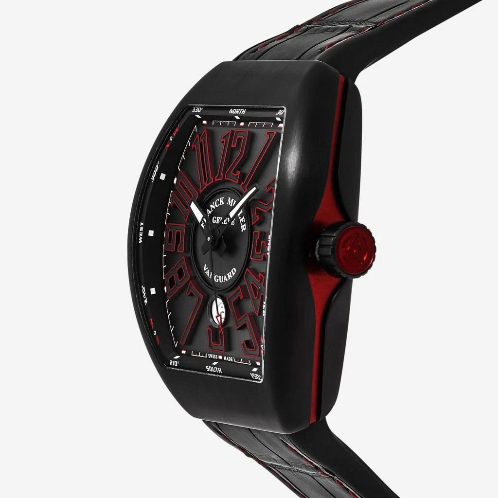 Franck Muller Franck Muller Vanguard Black Dial Automatic Men's Watch 45SCBLKBLKREDa 2