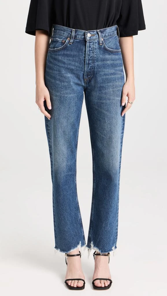 AGOLDE 90's Pinch Waist High Rise Straight Jeans 6
