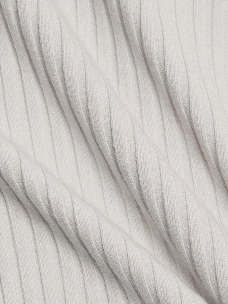 Vince Rib-Knit Polo Midi-Dress 7