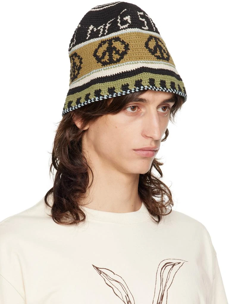 Story mfg. SSENSE Exclusive Black & Beige Brew Hat 2