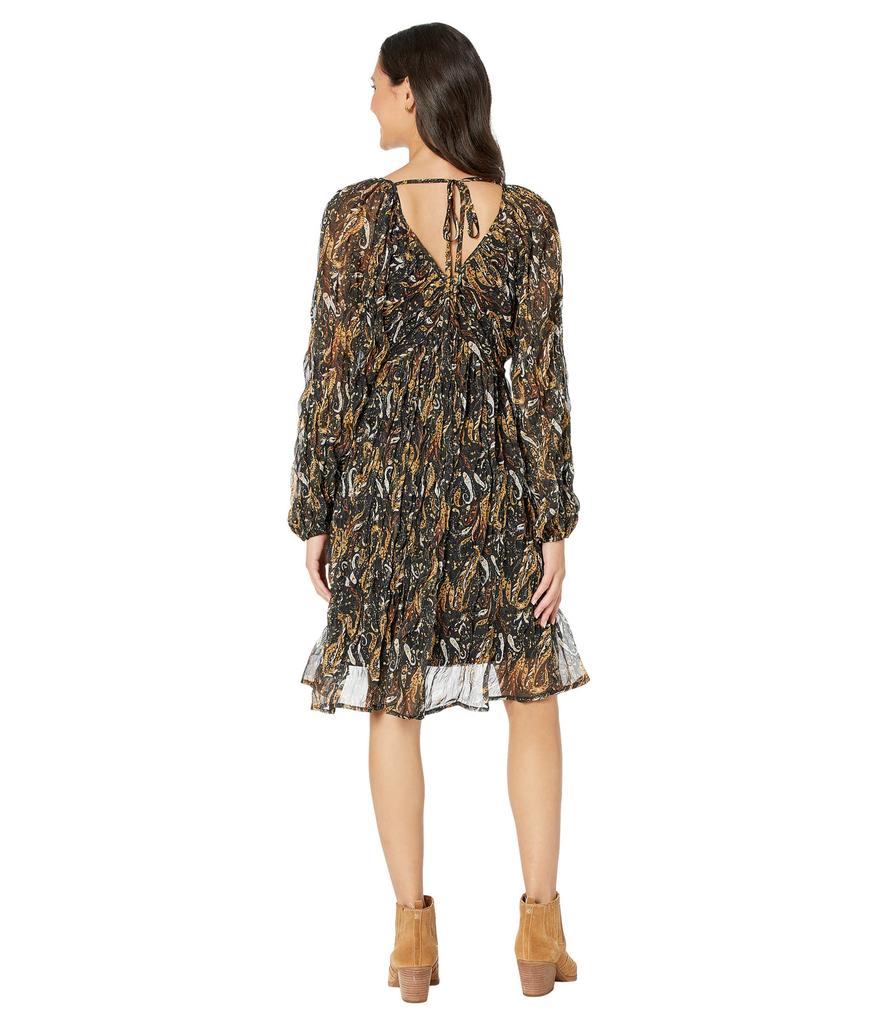 Miss Me Chiffon Paisley Printed Mini Dress