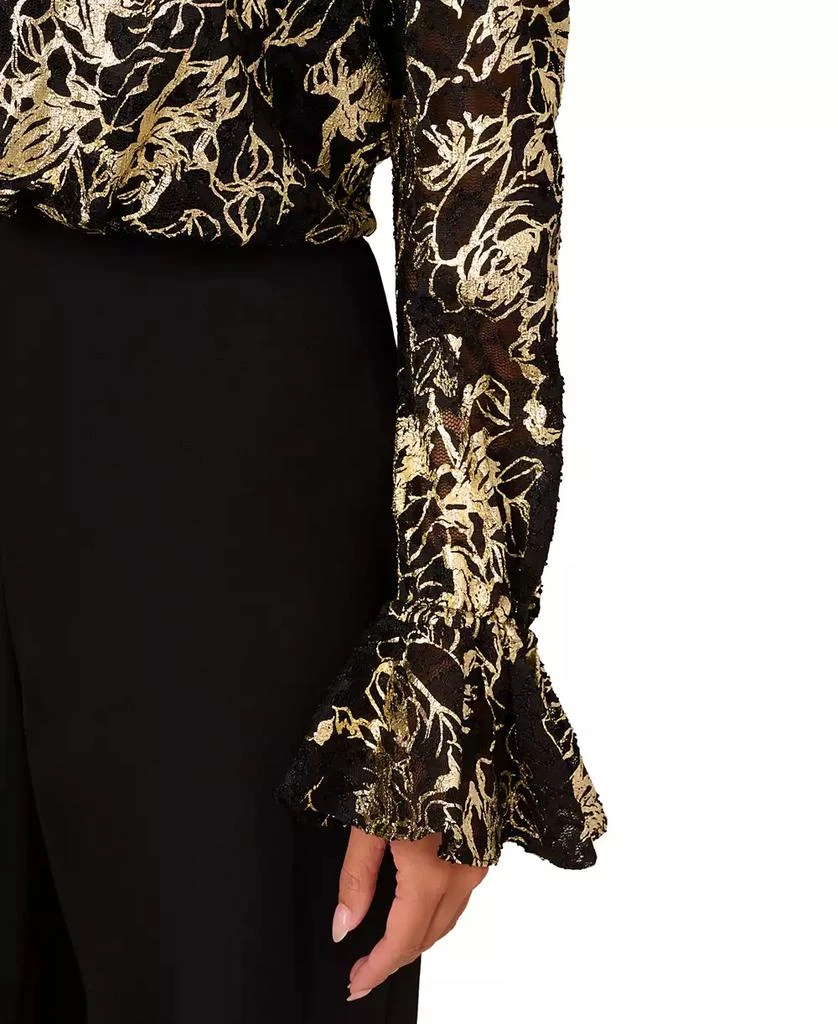 Adrianna Papell Women's Off-The-Shoulder Lace & Crepe Jumpsuit 4