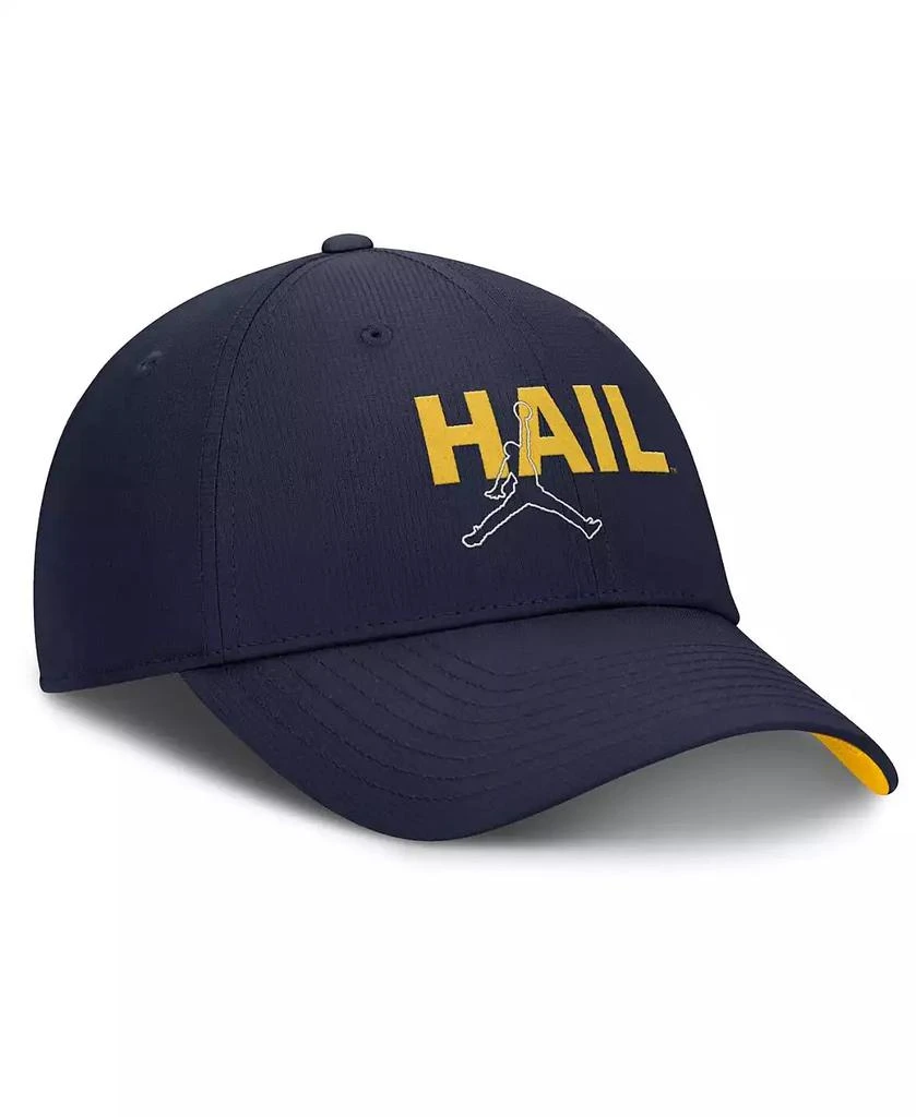 Jordan Men
s Navy Michigan Wolverines Club Prep Performance Adjustable Hat 3