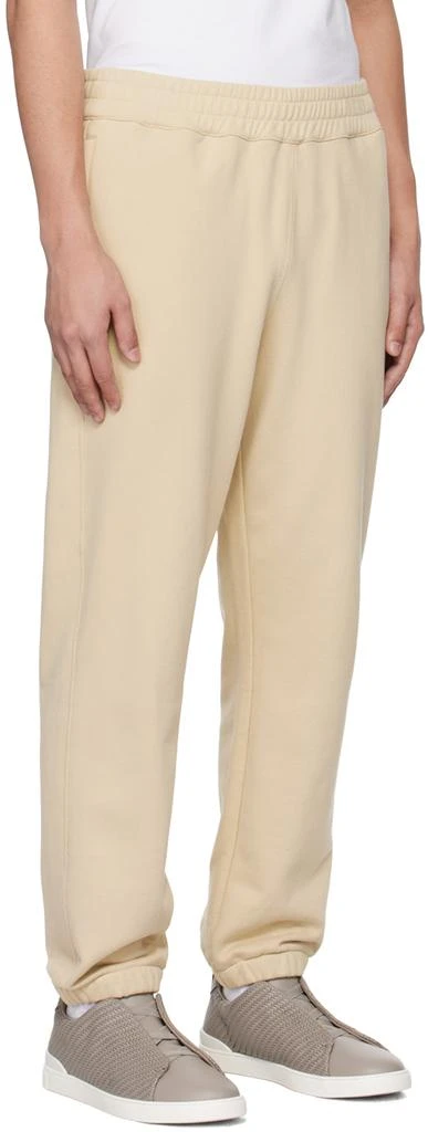 ZEGNA Beige Bonded Sweatpants 2