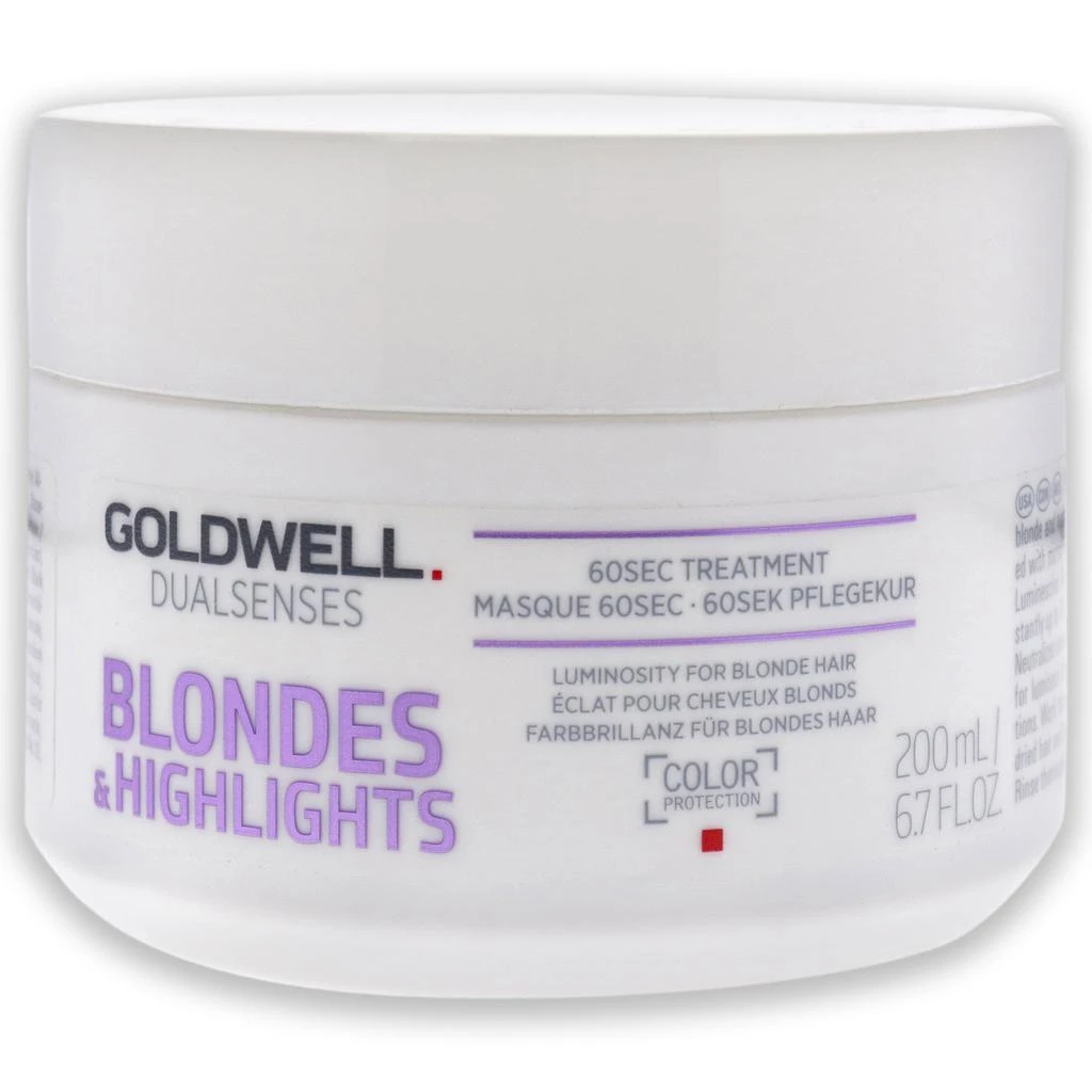GOLDWELL Dualsenses Blondes Highlights 60 Sec Treatment For Unisex 6.7 oz Treatment 1
