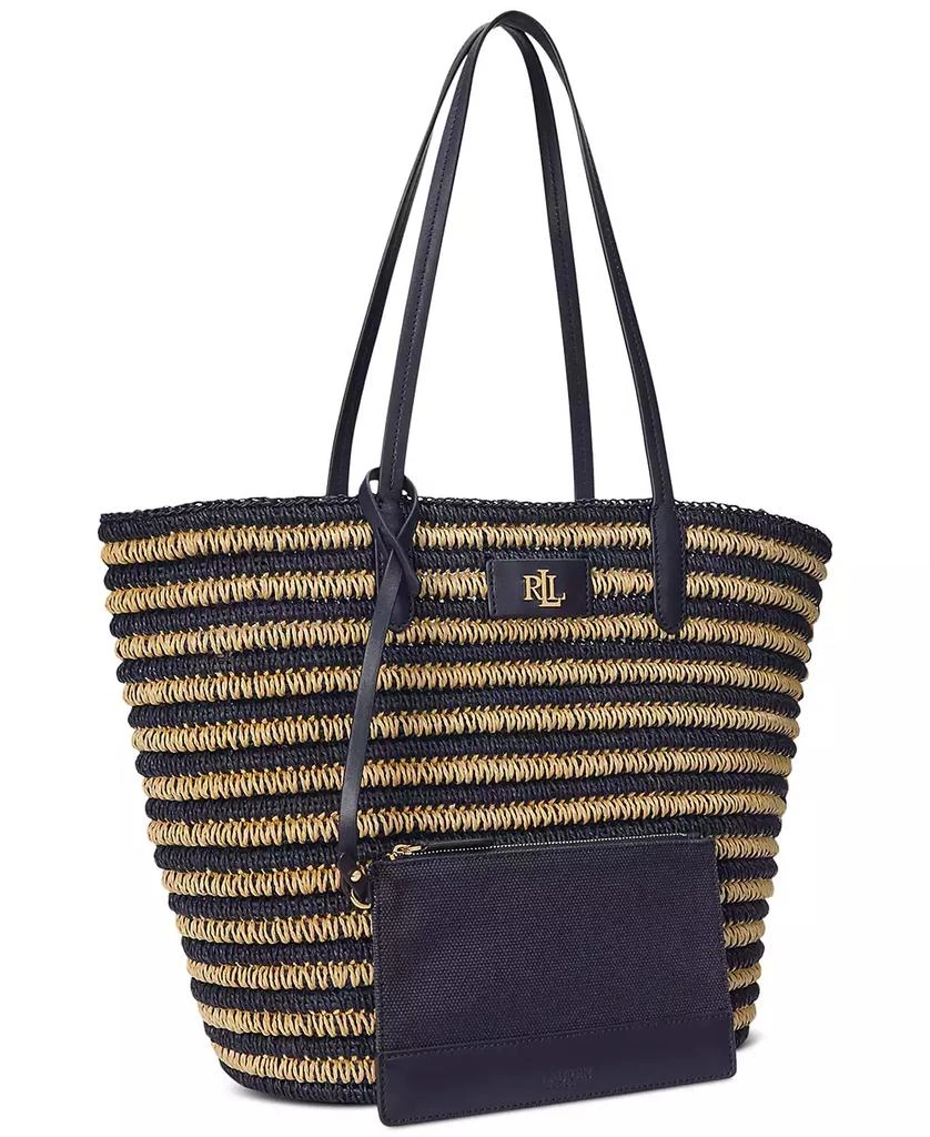 Ralph Lauren Straw Brie Tote Bag 3