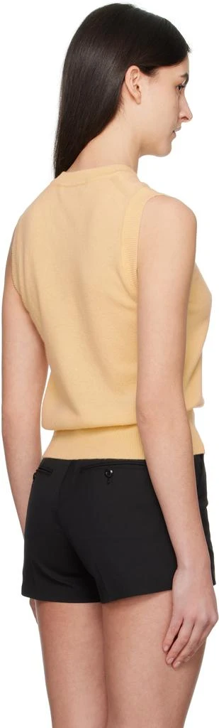 Nothing Written Yellow Emitt U-Neck Wool Vest 3