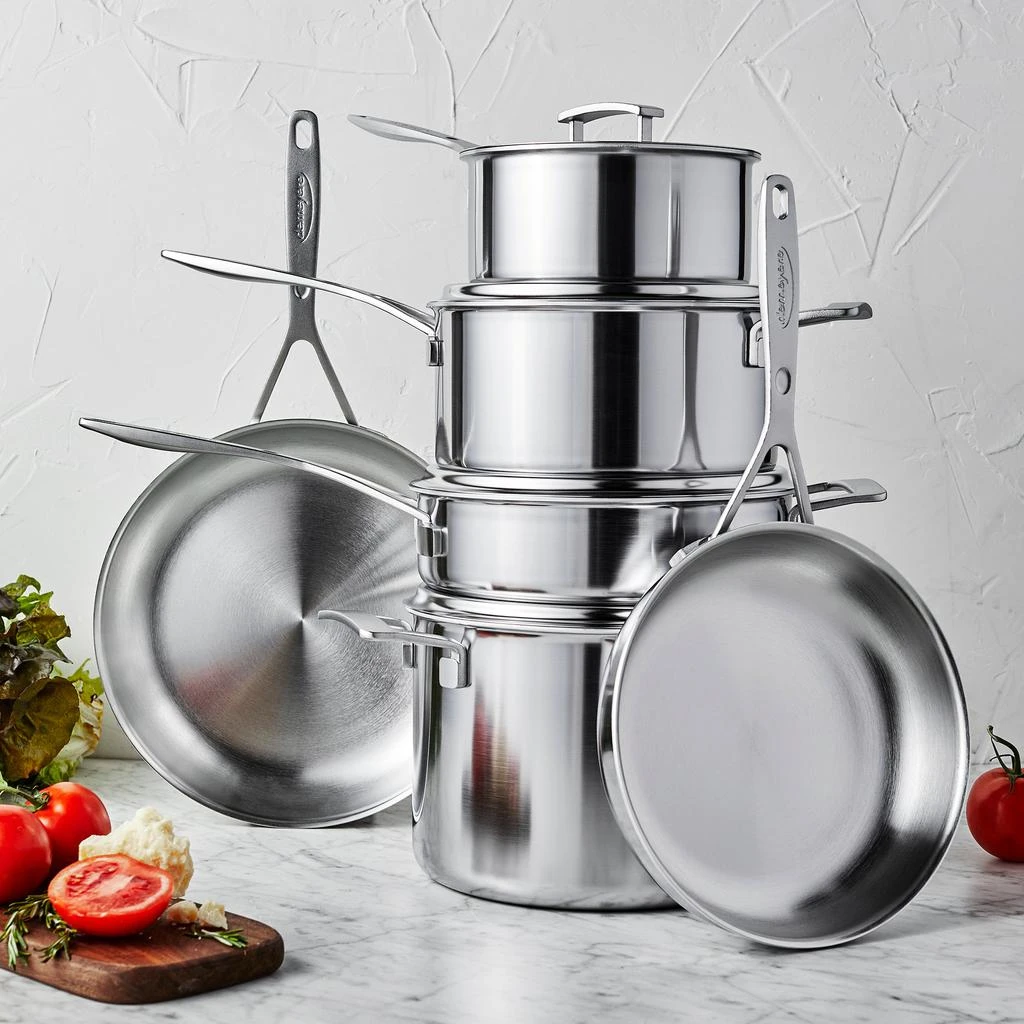 Demeyere Demeyere Industry 5-Ply 10-pc Stainless Steel Cookware Set 2