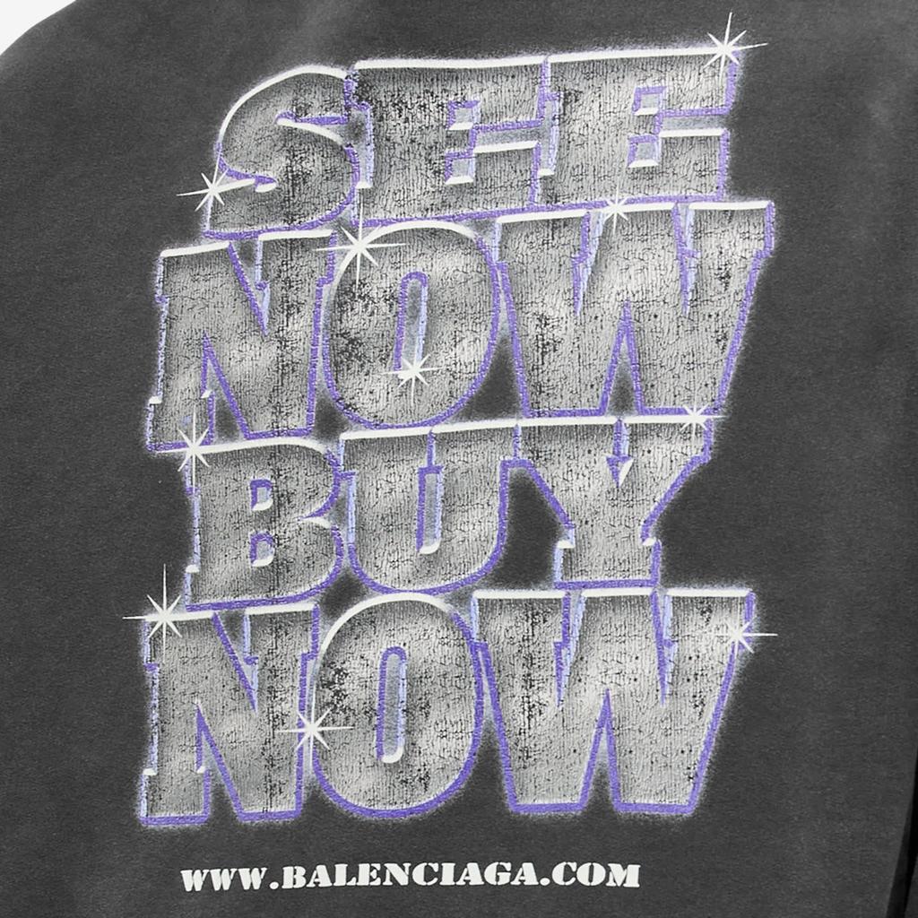 Shop Balenciaga See Now Buy Now Popover Hoody on Sale at