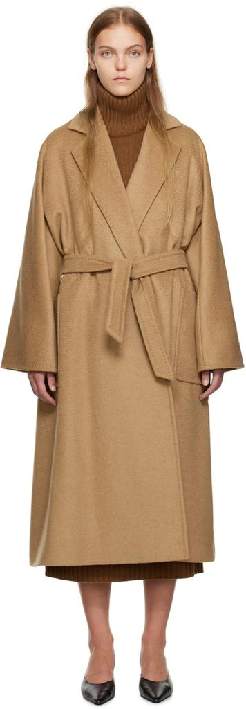 Max Mara Tan Oversized Coat 1