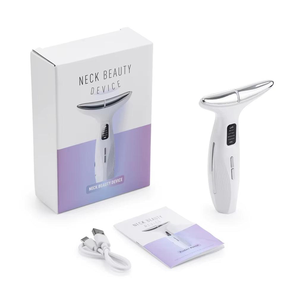 ERUULE Microcurrent Neck Beauty Device with 3 Massage Modes for Facial Lifting and Firming, Skin Tightening Care Tool