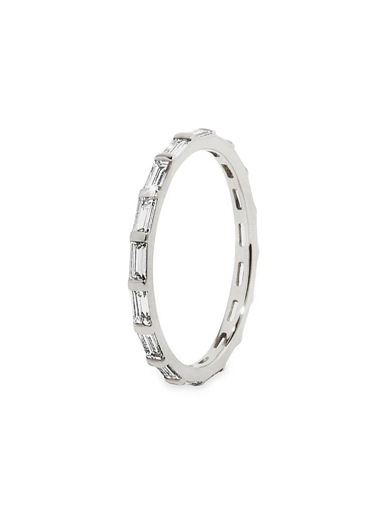 VRAI Eternity Bands 14K White Gold & 0.78 TCW Lab-Grown Diamond Baguette Bar Band 2