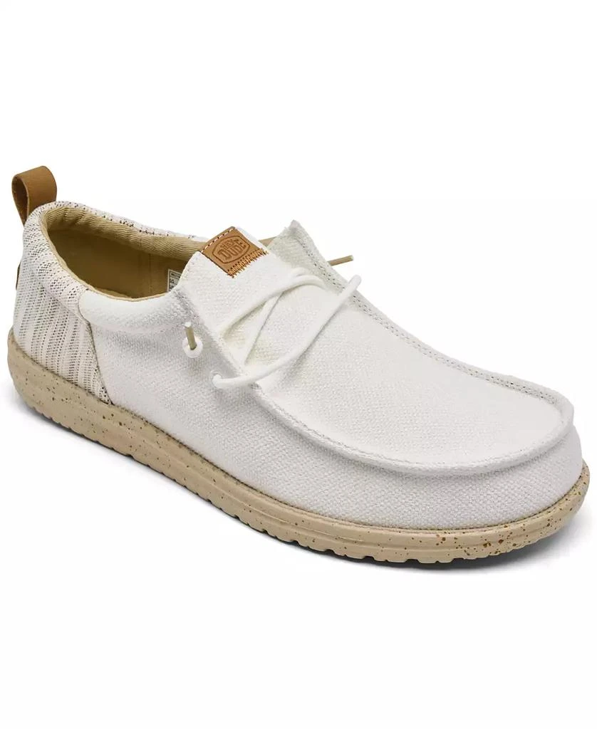 Hey Dude Men
s Wally Funk Woven Jacquard Slip-On Casual Moccasin Sneakers from Finish Line 1